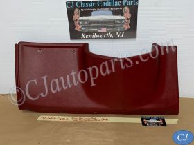 OEM 1974 1975 1976 Cadillac Deville Fleetwood Calais 1974 1975 1976 1977 1978 Eldorado LEFT DASH LOWER UNDER STEERING COLUMN BEZEL TRIM RED #3516124